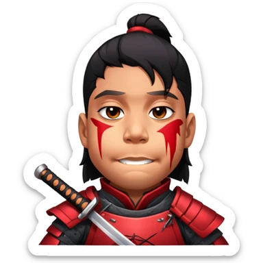 Battle-Ready Samurai sticker