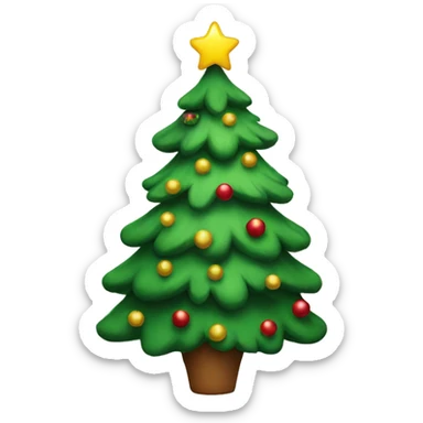 Christmas tree  sticker
