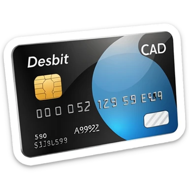 debit card sticker
