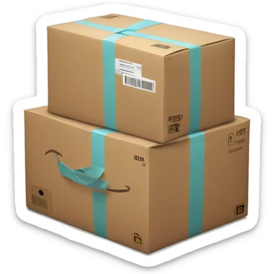 Amazon packages sticker