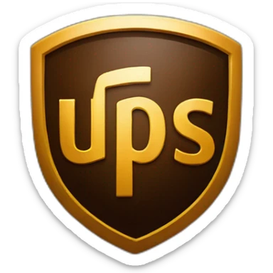 UPS logo sticker