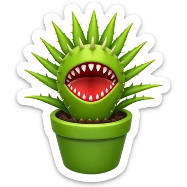 Venus Flytrap plant man-eating plant sticker