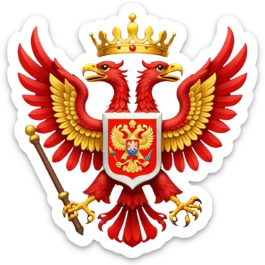 Russian Coat Of Arms sticker
