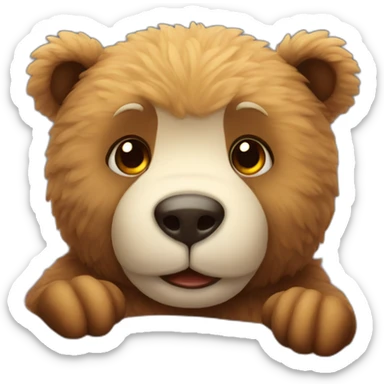 nounours pour dormir sticker