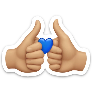 two russian hands "greeting each other" sticker