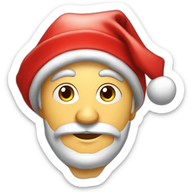 lignac avec un bonnet de père-noël sticker