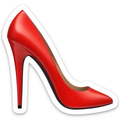 red high heels sticker
