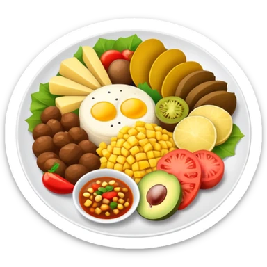 Ecuatorian food  sticker