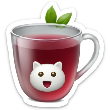 cranberry tea sticker