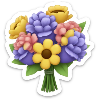Bouquet of flowers sticker