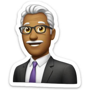 A text with boss final sticker