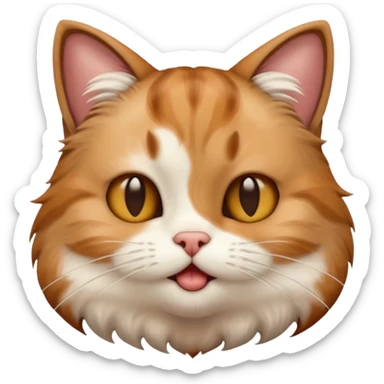 A cat farting sticker