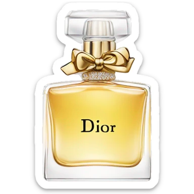 dior perfume sticker