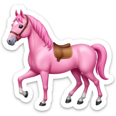 Caballo rosa sticker