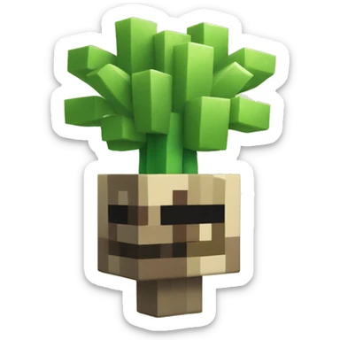 minecraft style sprout sticker