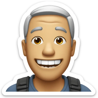 Flabbergasted laughter  sticker