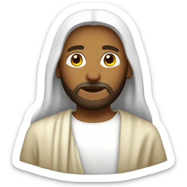 Jesus on a missionary sticker