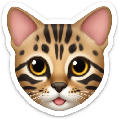 black footed cat sticker