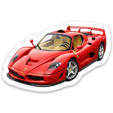 ferrari f50 sticker