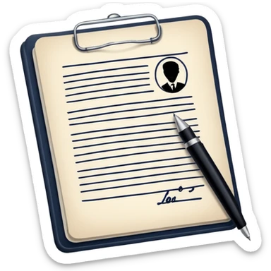 Job application  sticker