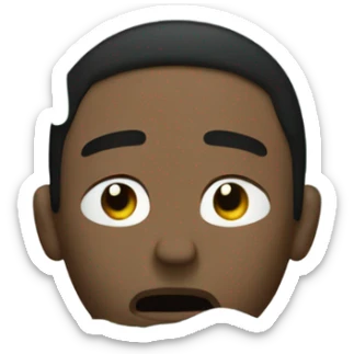 man crying and flooding the world sticker