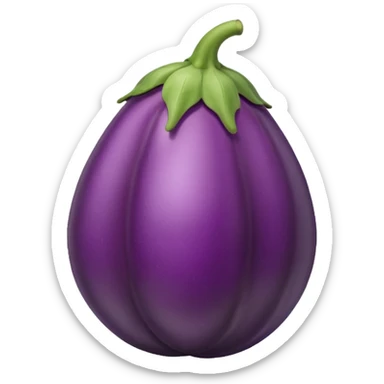 eggplant sticker