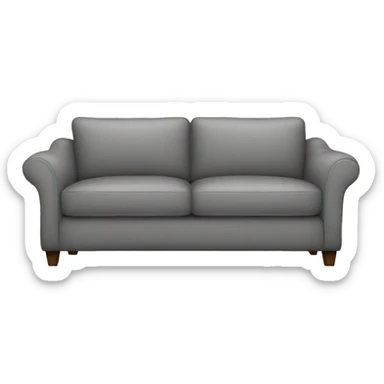 A grey sofa  sticker