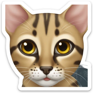 Savannah cat  sticker