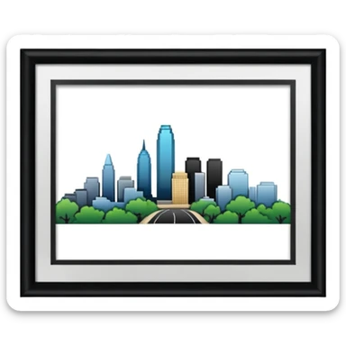 Austin Texas Location as letters sticker