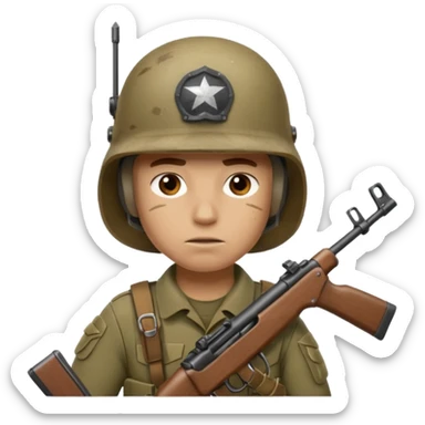 soldier emoji last war sticker