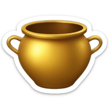 golden pot end of rainbow sticker