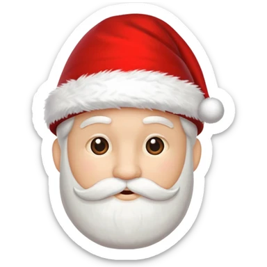 gorro do papai noel, apenas o gorro, sem nenhum rosto  sticker