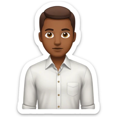 untucked dress shirt sticker