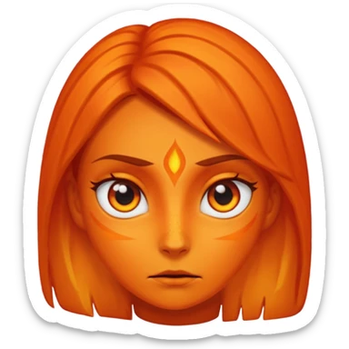 Ember Lumen from the Elemental movie sticker