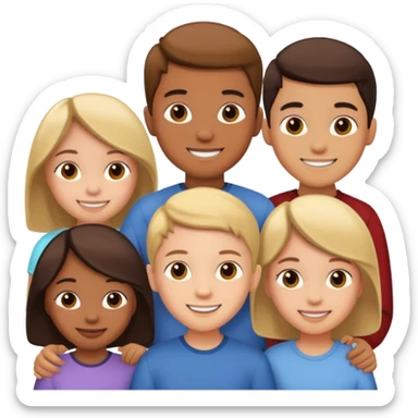 5 Siblings sticker