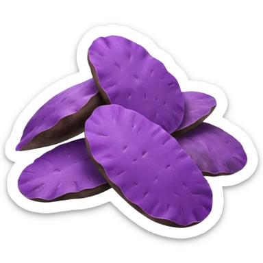 purple potato chips sticker