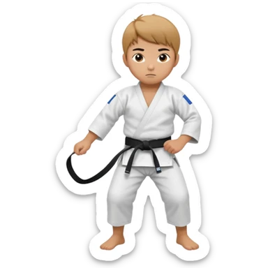 judo kid sticker