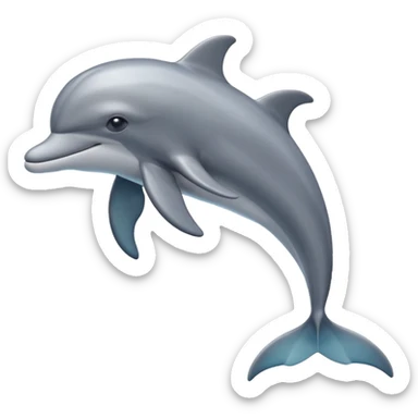 Sem the fliper dorsal de dolpin sticker