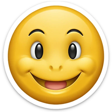 ein Smilie mit einem Daumen nach oben zu sehen ist. sticker