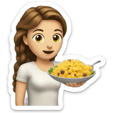 A fecund female feeding freely sticker