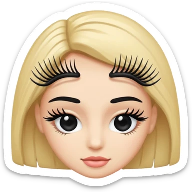 lashes brush sticker