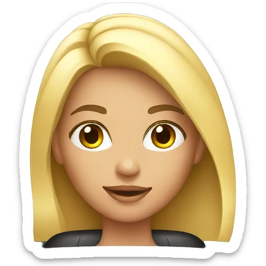 a beautiful girl driving a car sticker