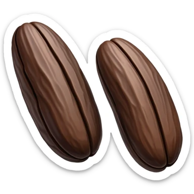 two tonka beans sticker