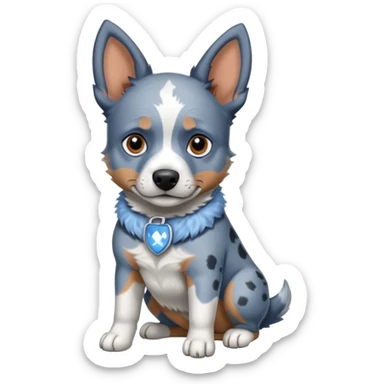 Blue heeler  sticker