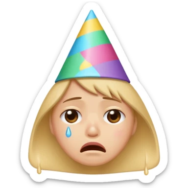 Sadness+funny++crying +depression  sticker