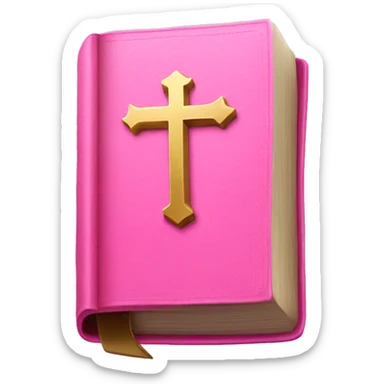 Pink Bible  sticker