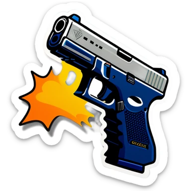 Yn with a Glock  sticker