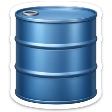 oil drum в мультяшном реалистичный стиль, мягкий свет, чистые контуры, детализировано, гладкая sticker