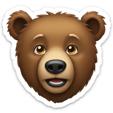 Bear sticker