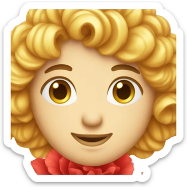 red carnation flower emoji ios sticker